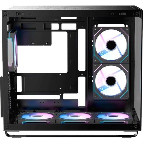 Компьютерный корпус Ocypus Iota C70 BK ARGB ATX/win/black/6 ARGB fans/no PSU/Tempered Glass