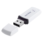 Флешка USB Smartbuy Paean white (SB64GBPN-W), 64Gb, USB 2.0, R/W 25/15, белый