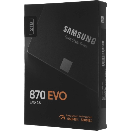 Накопитель SSD Samsung 870 EVO, 2Tb, SATA III, 2.5