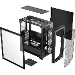 Компьютерный корпус PcCooler C3D510 BK ARGb черный без БП ATX 3x120мм 2xUSB3.0 1xUSB3.1 audio bott PSU