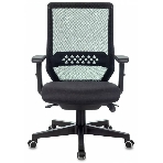 Кресло Бюрократ EXPERT TW-01 черный, сетка, подголовник