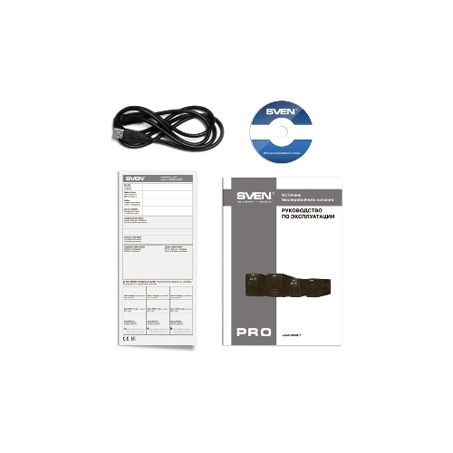 Источник бесперебойного питания SVEN Pro 650 650VA/390W LCD, USB, RJ-45 (2 EURO)