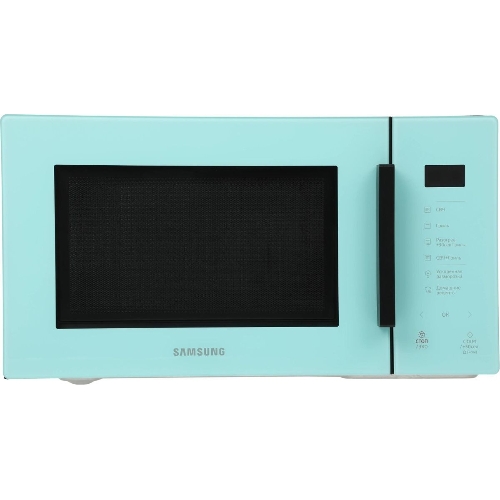 Микроволновая печь Samsung MG23T5018AN/BW голубой, 23 л, 800 Вт, переключатели - сенсор