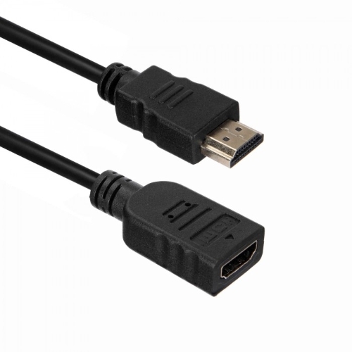 Кабель-удлинитель для HDMI ACD-DHHF1-50B HDMI 1.4, Golden Plated,19m/19f, HDMI extension, черный, 5м (74229)