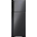 Холодильник Hitachi HRTN7489DF GBKCS черный стекло двухкамерный инвертер 345/105л морозилка сверху, No Frost