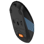 Мышь беспроводная A4Tech Fstyler FB10C черный/синий, 2000 dpi, радиоканал, Bluetooth, USB, кнопки - 4