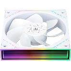 Кулер для корпуса Thermalright TL-M12RW Reverse (124x120x25mm, 4-pin PWM, ARGB, 42.6CFM, 23.2dBA, 1500RPM, White)