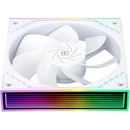 Кулер для корпуса Thermalright TL-M12RW Reverse (124x120x25mm, 4-pin PWM, ARGB, 42.6CFM, 23.2dBA, 1500RPM, White)