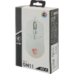 Мышь проводная MSI Clutch GM11 белый, 5000 dpi, USB, кнопки - 6
