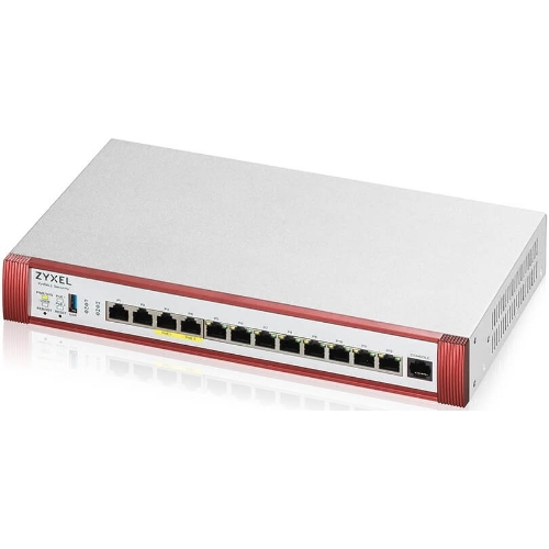 Межсетевой экран Zyxel USG FLEX 500H, Rack, 2xRJ-45: 1/2.5G (LAN/WAN), 2xRJ-45: 1/2.5G PoE+ (LAN/WAN), 8xRJ-45: 1G (LAN/WAN), 1xUSB3.0 **