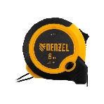 Рулетка Denzel 8м х 25мм, двухкомп. корпус, кнопка-пауза