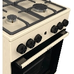 Плита газовая Gorenje GG5A21BEF бежевый, конфорок 4 газовых, духовка 70 л, 50 см x 85 см x 59.4 см