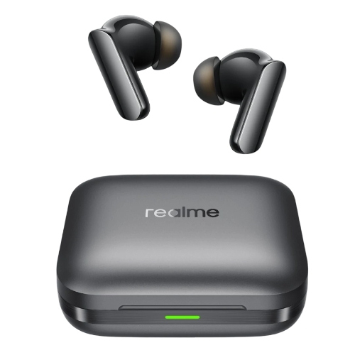 Наушники TWS Realme Buds Air 7 Pro RMA2407 черный/темно-серый, внутриканальные, Bluetooth, активное шумоподавление, до 48 ч