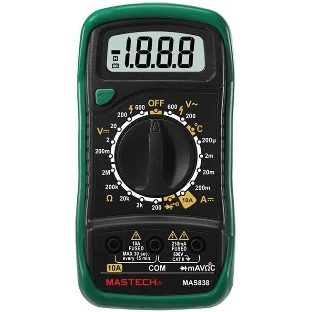 Мультиметр портативный Mastech MAS838, ручной 13-2008