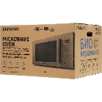 Микроволновая печь Samsung MG23T5018AK/BW черный, 23 л, 800 Вт, переключатели - сенсор
