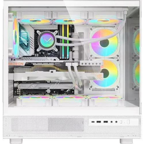 Компьютерный корпус Aerocool/Formula Crystal Z8 белый без БП ATX 9x120мм 7x140мм 1xUSB 2.0 1xUSB 3.0 1xUSB3.1 audio bott PSU