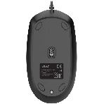 Мышь проводная Acer OMW401 черный, 2000 dpi, USB, кнопки - 4