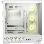 Компьютерный корпус MSI MAG PANO 130R PZ White 2xUSB 3.2 Gen 1, 1xUSB 3.2 Gen2 Type-C, 3x120мм ARGB Reverse Blade Fan, 1x120мм ARGB Fan, 1 to 3 Fan PWM Splitter, Tempered Glass Window