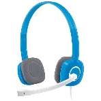 Гарнитура Logitech H150 голубой, проводная, 3.5 мм