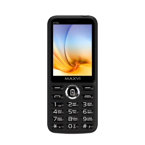 Мобильный телефон Maxvi K15c черный