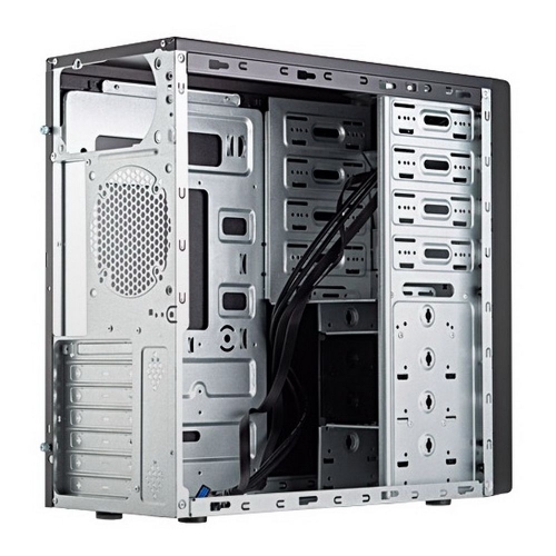 Компьютерный корпус Foxline FL-886-FL500S-U32 ATX case, black, w/PSU 500W 12cm, w/2xUSB 3.0, w/pwr cord, w/o FAN