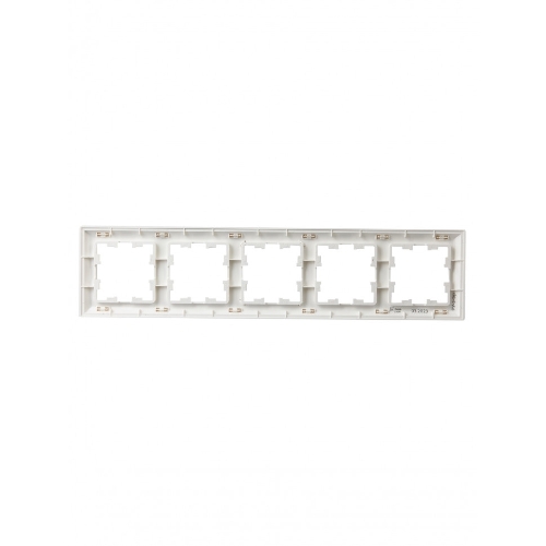Рамка 5-местная IEK BRITE РУ-5-Бр DECOR 3D-форма белый