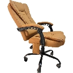 Кресло Cactus CS-CHR-OC05M-BR бежевый, экокожа, подголовник