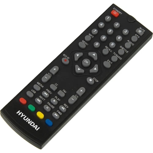Приставка для цифрового ТВ Hyundai H-DVB200 черный, DVB-T2, DVB-T, DVB-C, HDMI, USB 2.0