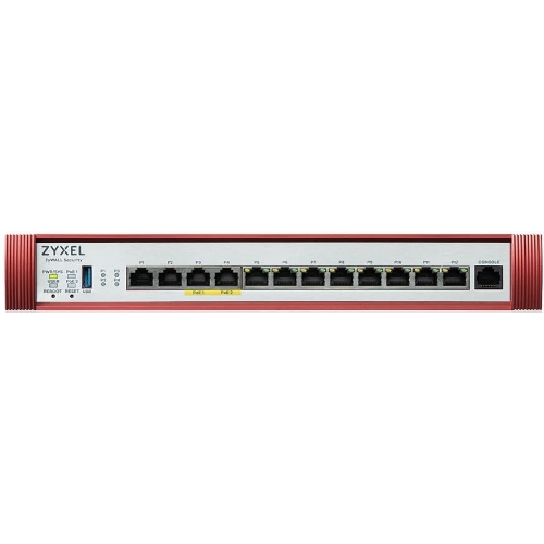 Межсетевой экран Zyxel USG FLEX 500H с подпиской Gold на 1 год (AS, AV, CF, IDP/DPI, Sandboxing, SecuReporter), Rack, 2xRJ-45: 1/2.5G (LAN/WAN), 2xRJ-45: 1/2.5G PoE+ (LAN/WAN), 8xRJ-45: 1G (LAN/WAN),