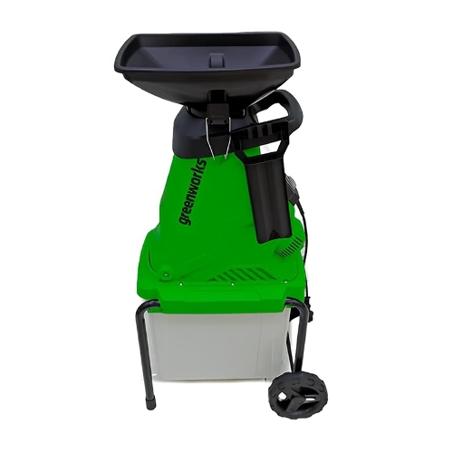 Измельчитель садовый электрический GreenWorks GW-2800SD, 220 В, 2800 Вт с контейнером (2208007)