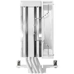 Кулер для процессора DEEPCOOL AG400 WH ARGb V2 белый 120мм алюминий+медь 2100rpm 31.6db 4-pin 220W 152мм