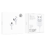 Наушники TWS Hoco EW85 белый, вкладыши, Bluetooth, до 4 ч.