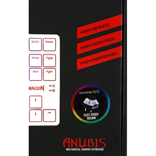 Клавиатура беспроводная Redragon Anubis беспроводная, USB, Bluetooth/Радиоканал, белый