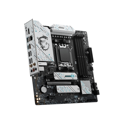 Материнская плата MSI B650M GAMING PLUS WIFI, AM5, AMD B650, 4xDDR5, 4xSATA, 2xM.2, 1xPCI-E 4.0 x16, 2xPCI-E x1, 1xHDMI, 1xDP, 1x 2.5Gb LAN, 4xUSB-A 3.2 Gen 1, 3xUSB-A 3.2 Gen 2, 1xUSB-C 3.2 Gen 2, 3x3.5 мм, 7.1, Micro-ATX