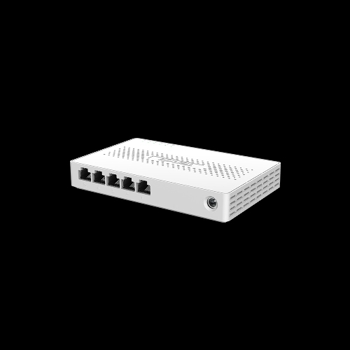 Коммутатор неуправляемый Tenda SM105, 5 портов, 5x2,5 Гбит/с, настольный, пластиковый корпус
