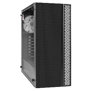 Компьютерный корпус Miditower ExeGate EVO-9211-EVO800 (ATX, БП EVO800RGb с вент. 12см, с окном, 2хUSB+1хUSB3.0, HD аудио, черный, 1 вент. с RGb подсветкой)