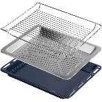 Духовой Шкаф электрический с паром Maunfeld MCMO5016STGW, 50л, дверца с 2 стеклами, белый