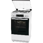 Плита Газовая Gorenje GGI5C22WF, газовая духовка, стеклянная крышка, чугун, белый