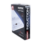 Плита настольная электрическая Centek CT-1517 белый, 2 кВт, индукция, конфорки - 1, стеклокерамика, сенсор