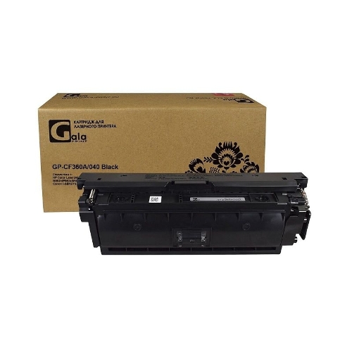 Картридж лазерный GalaPrint GP-CF360A/040 (№508A) черный (6000 стр) для HP Color LaserJet M552/M552dn/M553/M553dn/M553n/M553x/M577/M577dn/M577f/M577c/Canon i-SENSYS LBP-710/LBP-712