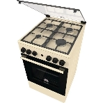 Плита газовая Gorenje GG5A21BEF бежевый, конфорок 4 газовых, духовка 70 л, 50 см x 85 см x 59.4 см