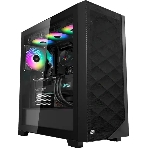 Компьютерный корпус PcCooler C3D510 BK ARGb черный без БП ATX 3x120мм 2xUSB3.0 1xUSB3.1 audio bott PSU