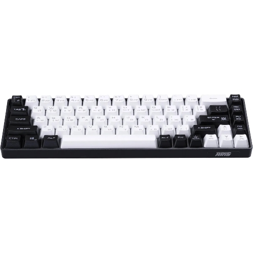 Клавиатура проводная игровая Defender Aris GK-349 RU,черный/белый,68кн+FN,радуж,1.5м