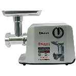 Мясорубка электрическая Sakura SA-6426 Professional серый, 3000 Вт, 2.5 кг/мин, реверс, защита от перегрузки, насадки - 5