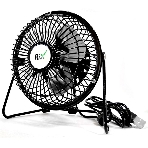 Вентилятор Rix RDF-1501USB чёрный, настольный, 4 Вт, 1 скорость, 10 см
