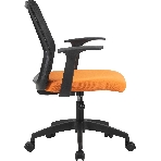 Кресло Cactus CS-MC222-BKOR черный, сетка, 100 кг