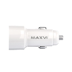 Автомобильное зарядное устройство Maxvi CCM-PS242 белый 2.4A 12W, 2xUSB