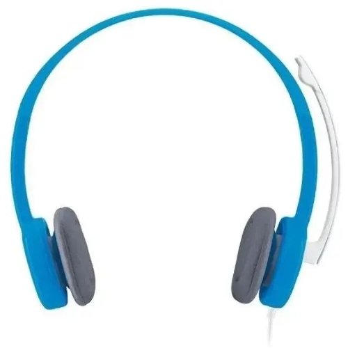 Гарнитура Logitech H150 голубой, проводная, 3.5 мм