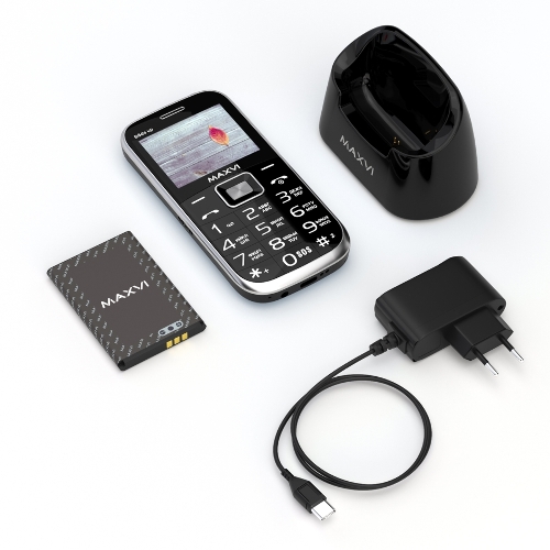 Мобильный телефон Maxvi B6ds up черный