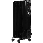 Обогреватель масляный Centek CT-6200 (7 секций) черный, 700/1000/1500Вт, 3 режима, механический термостат
